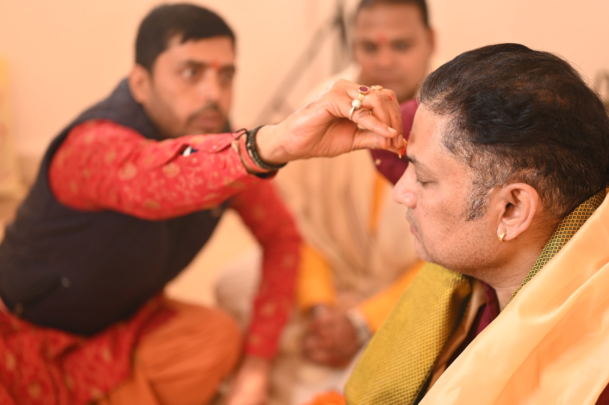 Pooja Ceremony – Education, Training & Research Center, CAIES Foundation, Patna