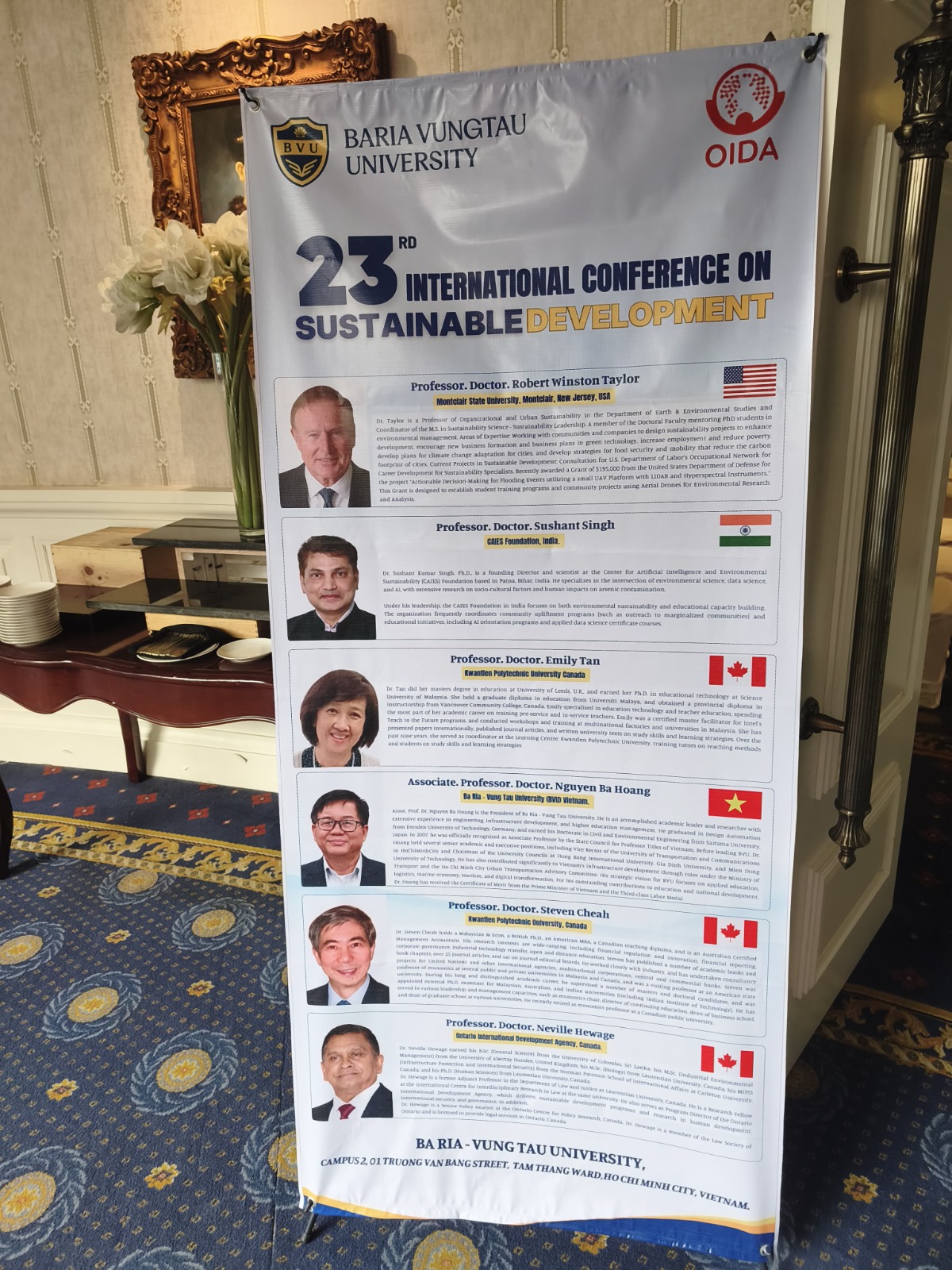 Presentation at the International Conference on Sustainable Development(ICSD 2026)